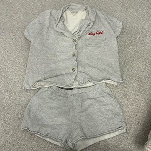 Madewell Embroidered Sleep Tight Pajama Set